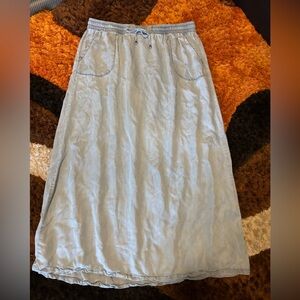 Steez, Chambray, Maxi Skirt